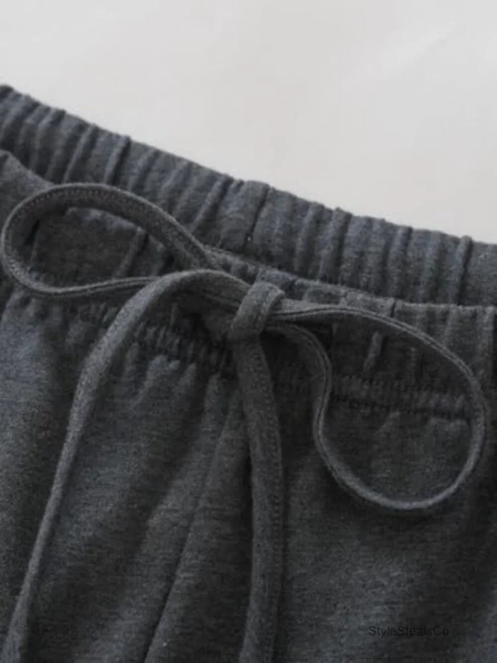 Cotton Wide Leg Lounge Pajama Bottoms with Pockets